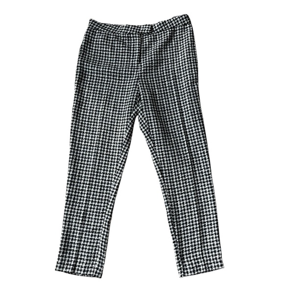 Autres Filles Black and White Tweed Skirt Houndstooth Pattern Size Medium - Picture 3 of 4